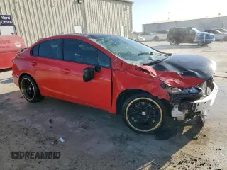 2015 Honda Civic Sedan Si with VIN 2HGFB6E59FH709589, listed as a Copart auction lot 48765265 with 73,331 mi miles and Salvage Title. Bid and sale history available at carsss.com. Image 4.