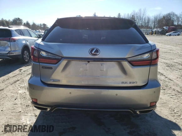 2020 Lexus RX with VIN 2T2SZMDA7LC228592, listed as a Copart auction lot 44182005 with 54,387 mi miles and Salvage Title. Bid and sale history available at carsss.com. Image 6.