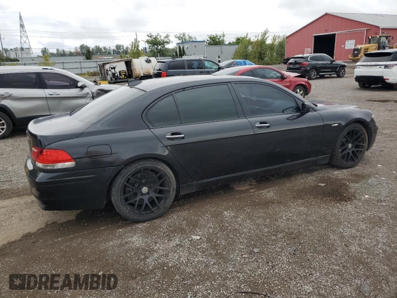 2008 BMW 7 Series 750Li with VIN WBAHN83508DT77682, listed as a Copart auction lot 72649744 with 176,832 mi miles and Clean Title. Bid and sale history available at DreamBid. Image 3.