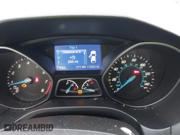 2013 Ford Focus SE with VIN 1FADP3F23DL380386, listed as a IAAI auction lot 41869774 with 112,932 mi miles and . Bid and sale history available at carsss.com. Image 7.
