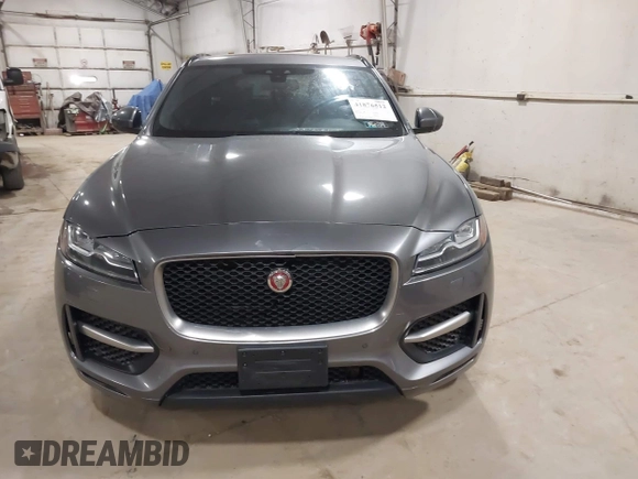 2017 Jaguar F-Pace 35t R-Sport with VIN SADCL2BVXHA093130, listed as a IAAI auction lot 41876512 with 75,074 mi miles and . Bid and sale history available at DreamBid. Image 12.