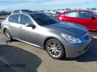2007 Infiniti G35 Sedan Journey with VIN JNKBV61E67M717205, listed as a IAAI auction lot 41539763 with Not Provided miles. Bid and sale history available at carsss.com. Image 1.