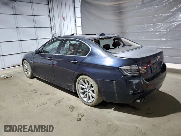 2015 BMW 5 Series 535d xDrive with VIN WBAFV3C55FD686510, listed as a Copart auction lot 51404955 with 160,341 mi miles and Salvage title. Bid and sale history available at DreamBid. Image 2.