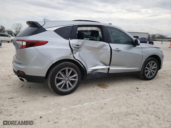 2024 Acura RDX w/Technology Package with VIN 5J8TC2H56RL012263, listed as a Copart auction lot 47006315 with 10,510 mi miles and Salvage Title. Bid and sale history available at carsss.com. Image 3.