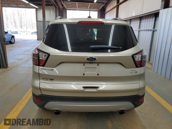 2017 Ford Escape SE with VIN 1FMCU9GD2HUD30317, listed as a Copart auction lot 50541085 with 80,421 mi miles and Salvage Title. Bid and sale history available at DreamBid. Image 6.