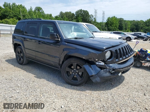 2014 Jeep Patriot Altitude with VIN 1C4NJPBA4ED927701, listed as a Copart auction lot 58413245 with 107,168 mi miles and Clean title. Bid and sale history available at DreamBid. Image 4.