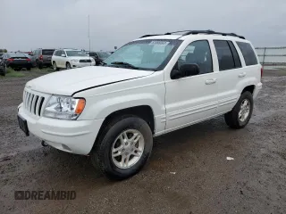 1999 Jeep Grand Cherokee Limited with VIN 1J4GW68N8XC707284, listed as a Copart auction lot 75548953 with 153,154 mi miles and Clean Title. Bid and sale history available at carsss.com. Image 1.