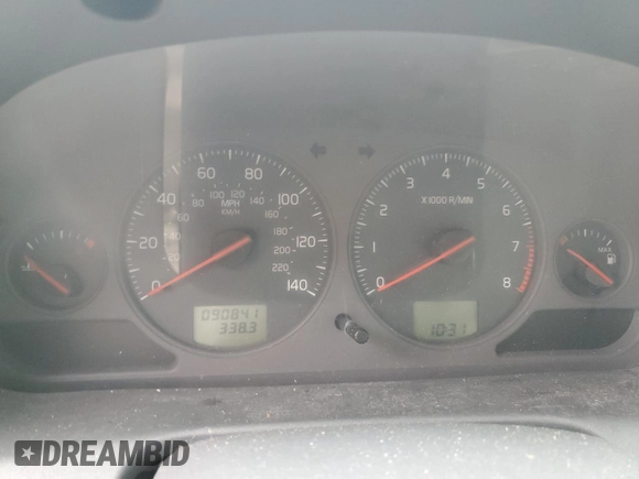 2003 Volvo S40 with VIN YV1VS29543F926911, listed as a Copart auction lot 79765844 with 90,841 mi miles and Salvage Title. Bid and sale history available at carsss.com. Image 9.