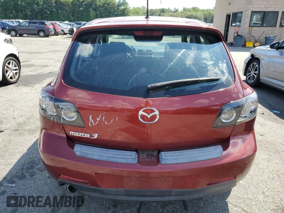 2006 Mazda 3 S Sport with VIN JM1BK144161527909, listed as a Copart auction lot 68006044 with 257,196 mi miles and Salvage Title. Bid and sale history available at DreamBid. Image 6.