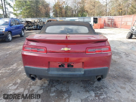 2015 Chevrolet Camaro LT with VIN 2G1FF3D37F9275788, listed as a IAAI auction lot 41109936 with 87,198 mi miles. Bid and sale history available at carsss.com. Image 16.