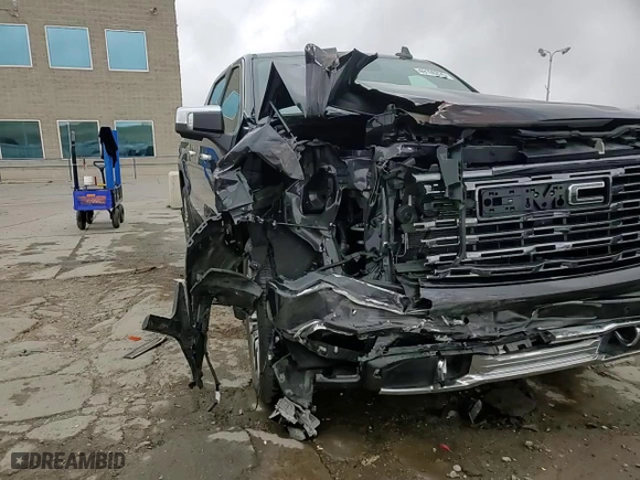 2023 GMC Sierra 1500 Denali Ultimate with VIN 1GTUUHEL3PZ281854, listed as a Copart auction lot 49105375 with 41,326 mi miles and Salvage Title. Bid and sale history available at carsss.com. Image 13.