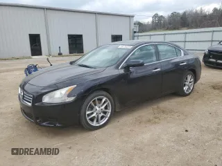 2013 Nissan Maxima S with VIN 1N4AA5AP1DC836873, listed as a Copart auction lot 49116315 with 145,653 mi miles and Salvage Title. Bid and sale history available at DreamBid. Image 1.