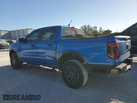 2024 Ford Ranger with VIN 1FTER4HP5RLE57161, listed as a Copart auction lot 48192335 with 5,564 mi miles and Salvage Title. Bid and sale history available at DreamBid. Image 2.