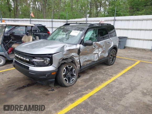 2021 Ford Bronco Sport Outer Banks z VIN 3FMCR9C62MRA37544, wystawiony jako IAAI lot #42259814 z przebiegiem 59 746 mil mil oraz . Historia ofert i sprzedaży dostępna na DreamBid. Obrazek 17.