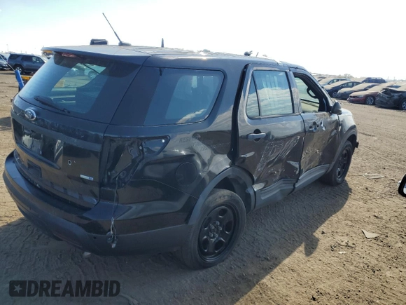 2013 Ford Utility Police Interceptor with VIN 1FM5K8AR6DGA63897, listed as a Copart auction lot 73133274 with 0 mi miles and Clean Title. Bid and sale history available at carsss.com. Image 3.