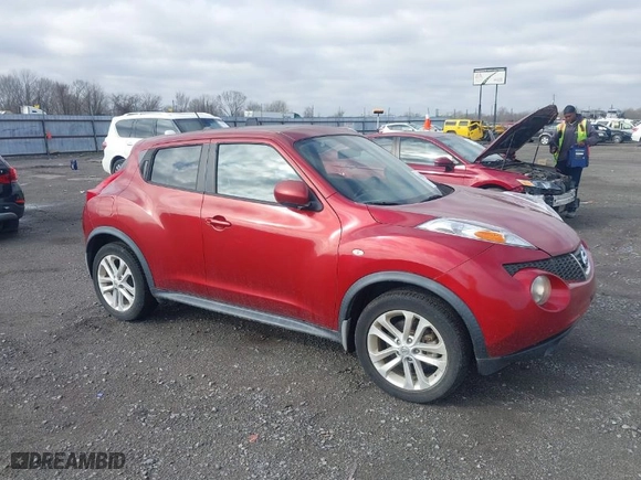 2012 Nissan Juke S with VIN JN8AF5MR4CT117533, listed as a IAAI auction lot 41659367 with 137,091 mi miles. Bid and sale history available at carsss.com. Image 6.