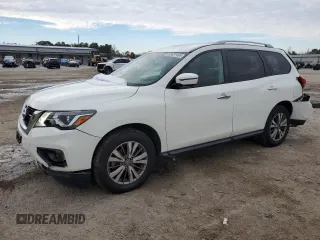 2019 Nissan Pathfinder SL with VIN 5N1DR2MM2KC608065, listed as a Copart auction lot 89401495 with 163,967 mi miles and Salvage Title. Bid and sale history available at carsss.com. Image 1.