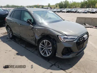 2022 Audi Q3 S line Premium Plus with VIN WA1EECF31N1007643, listed as a Copart auction lot 49499692 with 5,533 mi miles. Bid and sale history available at carsss.com. Image 1.