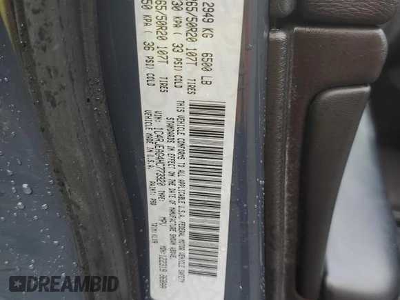 2017 Jeep Grand Cherokee Laredo with VIN 1C4RJEAG4HC773920, listed as a Copart auction lot 45137365 with 124,011 mi miles and Salvage Title. Bid and sale history available at carsss.com. Image 12.