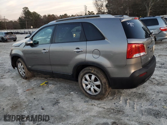 2012 Kia Sorento LX with VIN 5XYKTCA69CG256544, listed as a Copart auction lot 85510044 with 167,395 mi miles and Salvage Title. Bid and sale history available at DreamBid. Image 2.