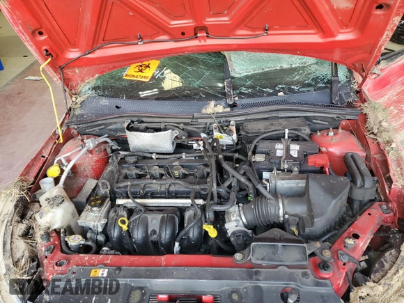 2008 Ford Focus SE with VIN 1FAHP35N88W150988, listed as a Copart auction lot 55142395 with Not Provided miles and Salvage Title. Bid and sale history available at DreamBid. Image 11.