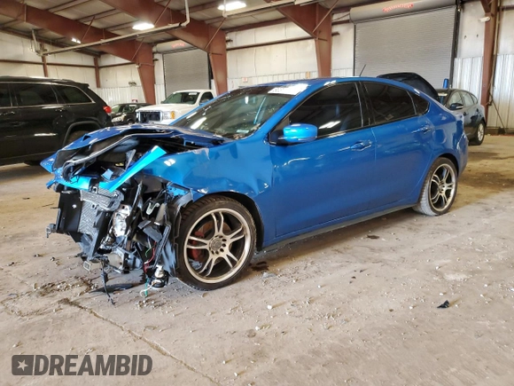 2016 Dodge Dart GT with VIN 1C3CDFEB6GD679925, listed as a Copart auction lot 86312754 with 93,573 mi miles and Clean Title. Bid and sale history available at DreamBid. Image 1.