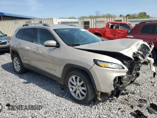 2014 Jeep Cherokee Limited with VIN 1C4PJLDS6EW279919, listed as a Copart auction lot 51326945 with 165,454 mi miles and Salvage title. Bid and sale history available at DreamBid. Image 4.