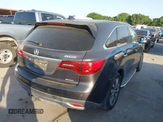 2014 Acura MDX Tech Pkg with VIN 5FRYD4H48EB007419, listed as a IAAI auction lot 42014202 with 1 mi miles. Bid and sale history available at carsss.com. Image 4.
