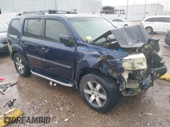 2013 Honda Pilot Touring with VIN 5FNYF4H95DB007125, listed as a IAAI auction lot 42493693 with Not provided miles and . Bid and sale history available at DreamBid. Image 1.