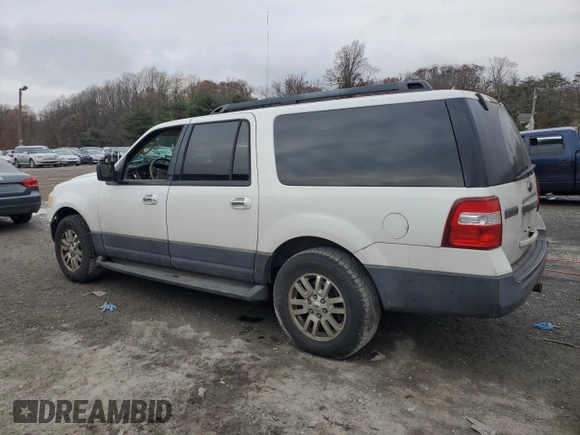 2011 Ford Expedition EL XL with VIN 1FMJK1G5XBEF43072, listed as a Copart auction lot 80767054 with 0 mi miles and Salvage Title. Bid and sale history available at carsss.com. Image 2.