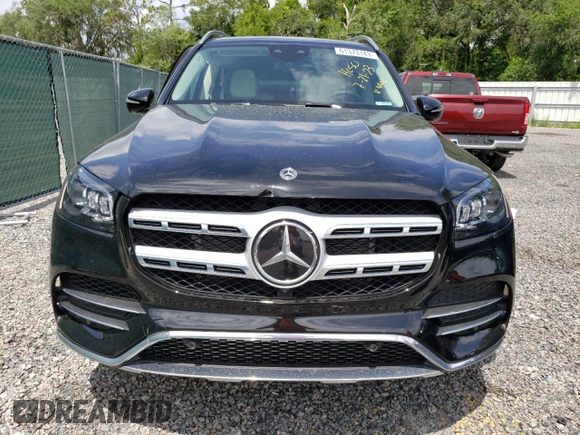 2023 Mercedes-Benz GLS with VIN 4JGFF5KE8PA904502, listed as a Copart auction lot 61373143 with 12,653 mi miles. Bid and sale history available at carsss.com. Image 5.