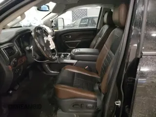 2018 Nissan Titan XD SV with VIN 1N6BA1F40JN536633, listed as a Copart auction lot 43021025 with 62,271 mi miles and Salvage Title. Bid and sale history available at carsss.com. Image 7.