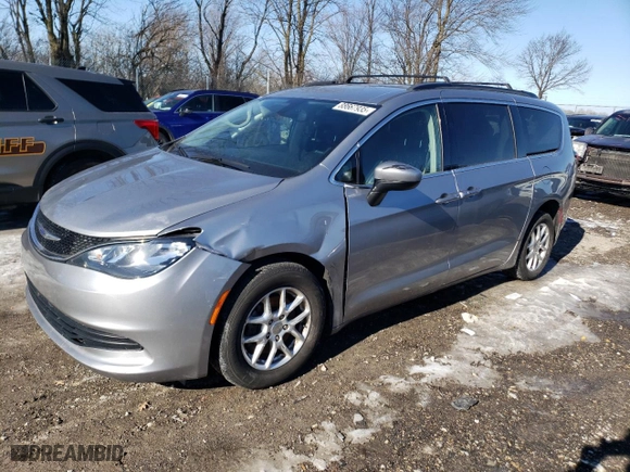 2020 Chrysler Voyager LXI with VIN 2C4RC1DG8LR261771, listed as a Copart auction lot 88667935 with NaN miles and Salvage Title. Bid and sale history available at carsss.com. Image 1.