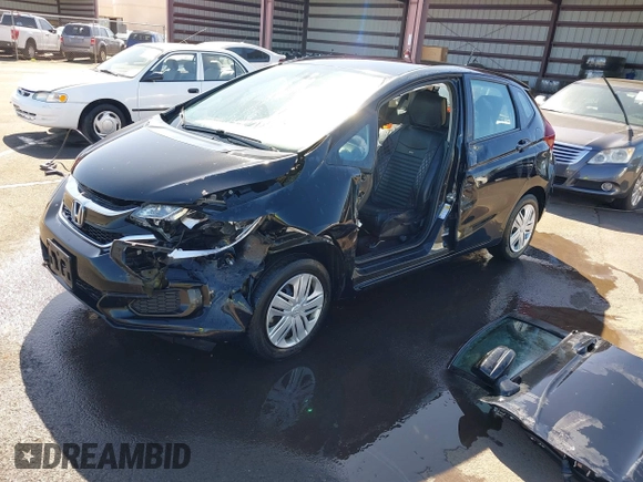 2019 Honda Fit LX with VIN 3HGGK5H42KM718308, listed as a IAAI auction lot 41412716 with 1 mi miles. Bid and sale history available at carsss.com. Image 2.