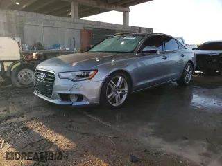 2015 Audi A6 2.0T Premium with VIN WAUCFAFC9FN013874, listed as a Copart auction lot 48840633 with 0 mi miles. Bid and sale history available at carsss.com. Image 1.
