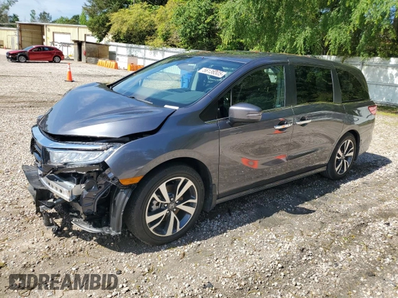 2024 Honda Odyssey Touring with VIN 5FNRL6H8XRB039009, listed as a Copart auction lot 56136305 with Not provided miles and Salvage title. Bid and sale history available at DreamBid. Image 1.