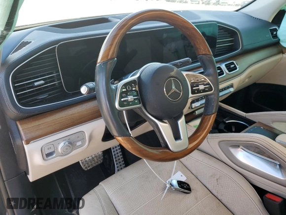 2022 Mercedes-Benz GLS 450 with VIN 4JGFF5KEXNA815222, listed as a Copart auction lot 70403534 with Not provided miles and Salvage title. Bid and sale history available at DreamBid. Image 8.