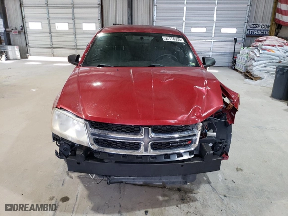 2014 Dodge Avenger SE with VIN 1C3CDZAB5EN115780, listed as a Copart auction lot 52776935 with 129,526 mi miles and Salvage Title. Bid and sale history available at carsss.com. Image 5.