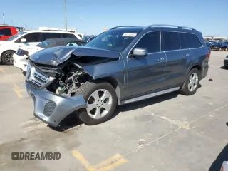 2017 Mercedes-Benz GLS 450 with VIN 4JGDF6EEXHA875367, listed as a Copart auction lot 46113854 with 235,714 mi miles and . Bid and sale history available at DreamBid. Image 1.