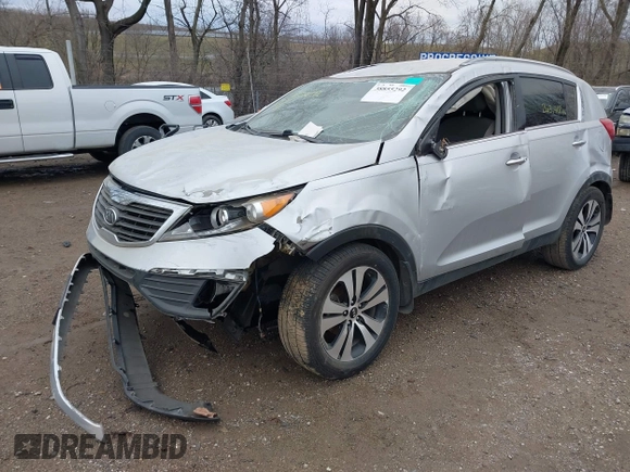 2011 Kia Sportage EX with VIN KNDPC3A25B7051396, listed as a IAAI auction lot 38855292 with 263,407 mi miles and . Bid and sale history available at DreamBid. Image 6.