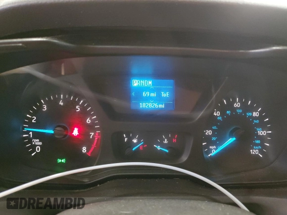 2015 Ford Transit XL with VIN 1FBZX2YM6FKA83506, listed as a Copart auction lot 88099885 with 182,826 mi miles and Clean title. Bid and sale history available at DreamBid. Image 9.