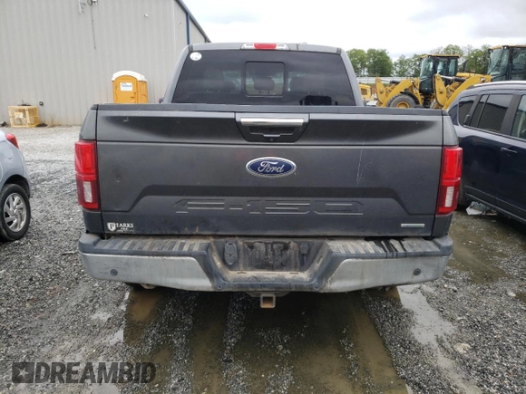 2018 Ford F-150 XL with VIN 1FTEW1EG1JFD48582, listed as a Copart auction lot 58170925 with 219,888 mi miles and Clean title. Bid and sale history available at DreamBid. Image 6.