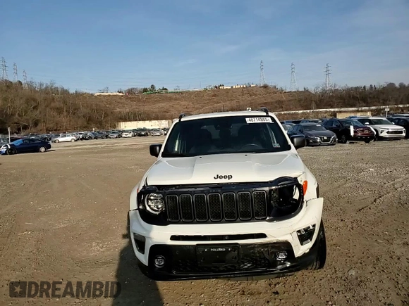 2021 Jeep Renegade Latitude with VIN ZACNJDB10MPM57646, listed as a Copart auction lot 48714865 with Not provided miles and Salvage title. Bid and sale history available at DreamBid. Image 14.