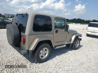 2003 Jeep Wrangler Sahara with VIN 1J4FA59S53P369077, listed as a Copart auction lot 61445025 with 147,904 mi miles and Clean title. Bid and sale history available at DreamBid. Image 3.