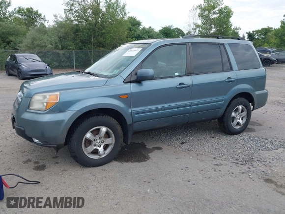 2007 Honda Pilot EX-L with VIN 2HKYF18597H505684, listed as a IAAI auction lot 42635027 with Not provided miles and . Bid and sale history available at DreamBid. Image 6.