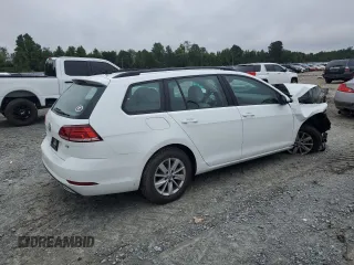2018 Volkswagen Golf SportWagen S with VIN 3VWD17AU8JM766627, listed as a Copart auction lot 71199574 with 35,843 mi miles and Salvage Title. Bid and sale history available at carsss.com. Image 3.