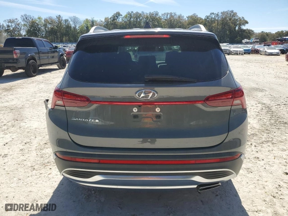 2022 Hyundai Santa Fe SEL with VIN 5NMS24AJ3NH446832, listed as a Copart auction lot 47187255 with 18,525 mi miles and Non Repairable. Bid and sale history available at carsss.com. Image 6.