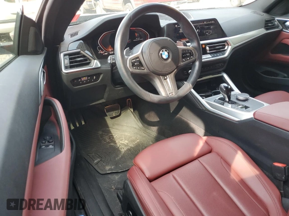 2022 BMW 4 Series 430i xDrive with VIN WBA73AP08NCK70310, listed as a Copart auction lot 71861774 with 20,178 mi miles and Salvage Title. Bid and sale history available at DreamBid. Image 8.