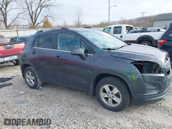 2016 Chevrolet Trax LT with VIN 3GNCJPSB2GL164579, listed as a IAAI auction lot 40984794 with 114,717 mi miles. Bid and sale history available at carsss.com. Image 14.