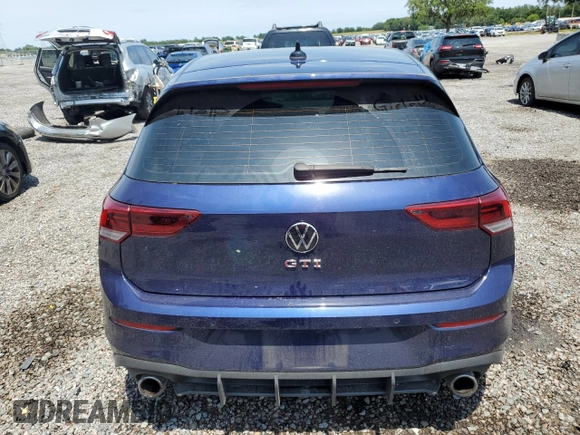 2022 Volkswagen Golf GTI S with VIN WVWG87CD7NW163201, listed as a Copart auction lot 54029304 with 17,967 mi miles and Salvage Title. Bid and sale history available at carsss.com. Image 6.